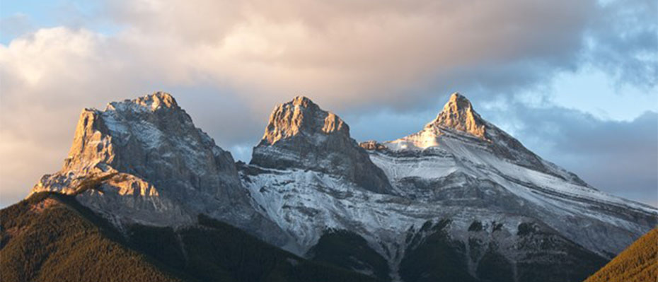 Three Sisters Mountain Canadian Rockies
