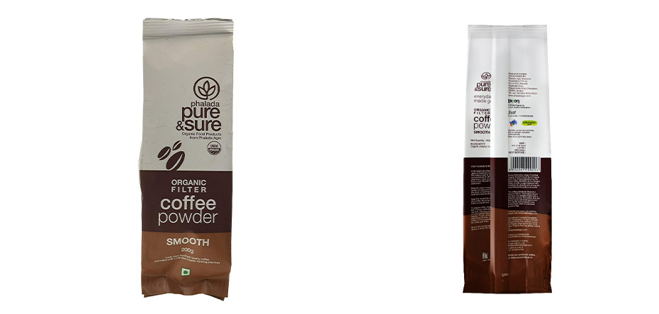 Pure & Sure Organic Coffee Powder Smooth